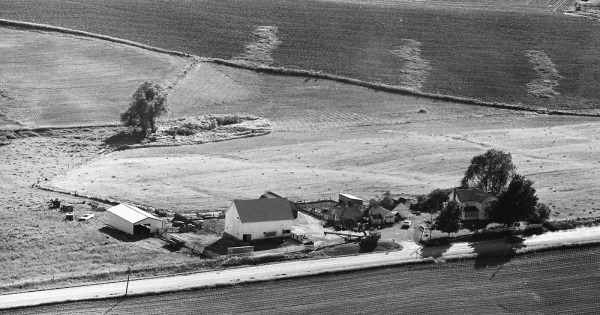 Vintage Aerial photo from 1973 in Jackson County, IA