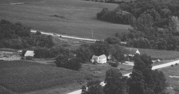 Vintage Aerial photo from 1978 in Jefferson County, IA