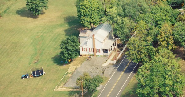 Vintage Aerial photo from 2002 in Mifflin County, PA