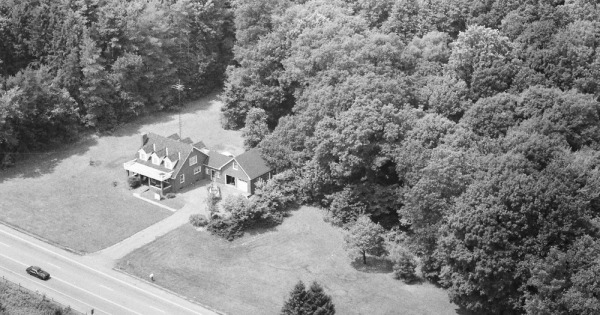 Vintage Aerial photo from 1982 in Mercer County, PA