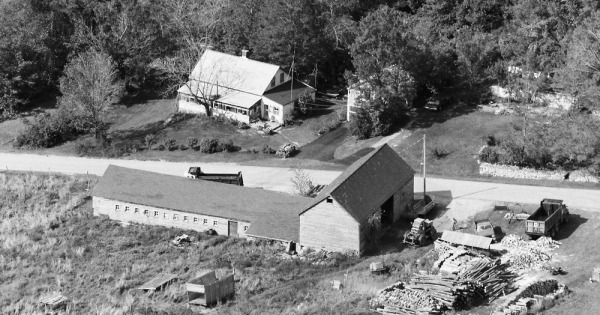 Vintage Aerial photo from 1988 in Bennington County, VT
