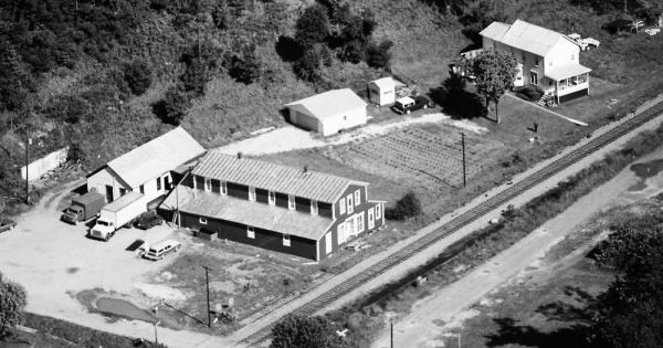 Vintage Aerial photo from 1984 in Wetzel County, WV