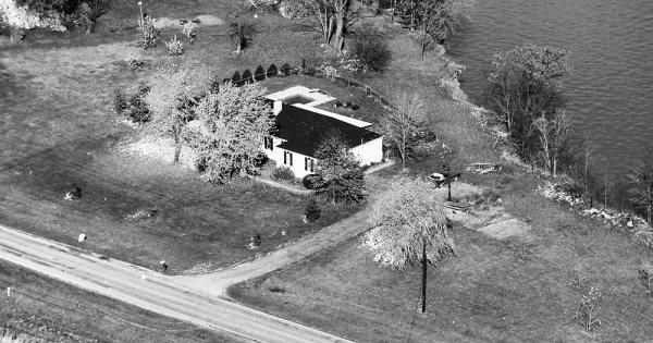 Vintage Aerial photo from 1983 in Delaware County, OH