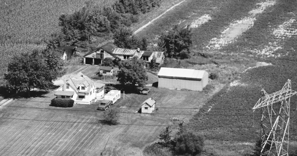 Vintage Aerial photo from 1981 in Lorain County, OH