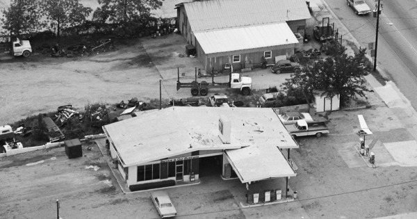 Vintage Aerial photo from -1986 in Carroll County, GA