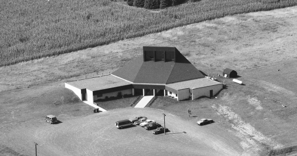 Vintage Aerial photo from 1985 in Polk County, WI