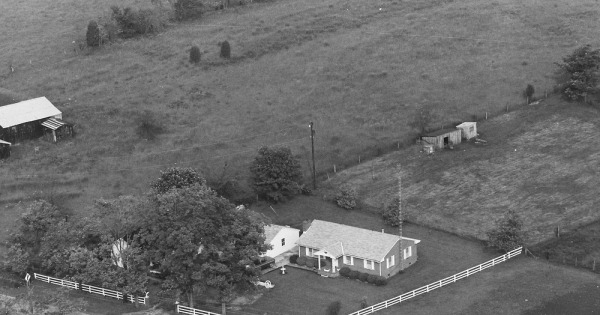 Vintage Aerial photo from 1980 in Jessamine County, KY