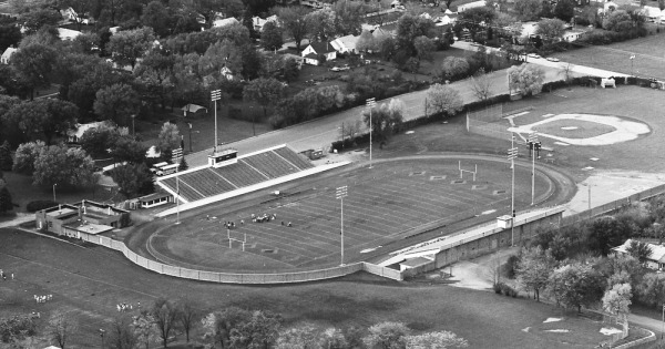 Vintage Aerial photo from 1973 in Webster County, IA