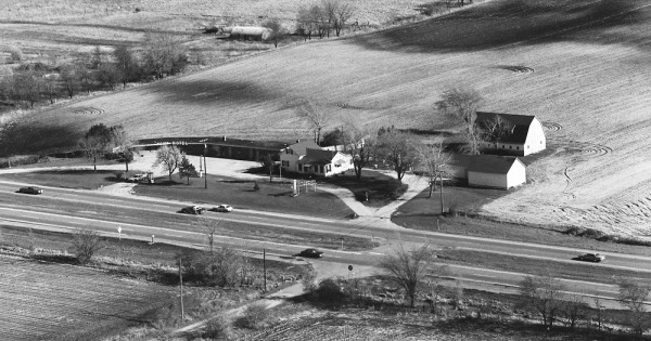 Vintage Aerial photo from 1981 in Porter County, IN