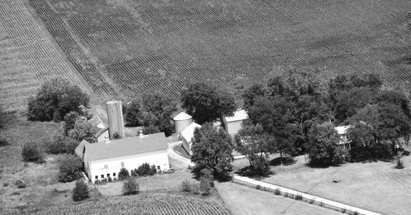 Vintage Aerial photo from 1988 in Will County, IL