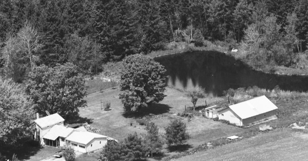 Vintage Aerial photo from 1988 in Chautauqua County, NY