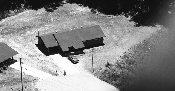 Vintage Aerial photo from 1984 in Warren County, MS
