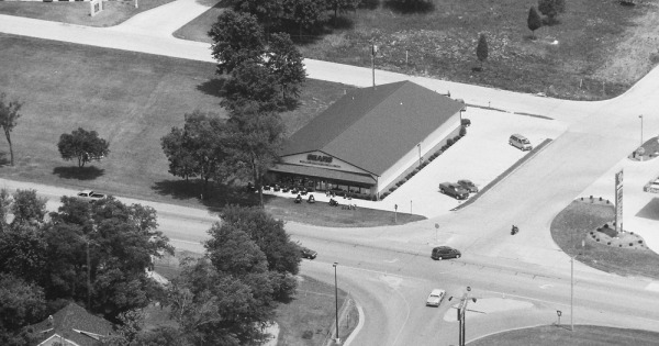 Vintage Aerial photo from 1999 in Audrain County, MO
