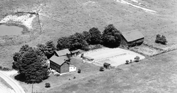 Vintage Aerial photo from 1966 in Washington County, PA