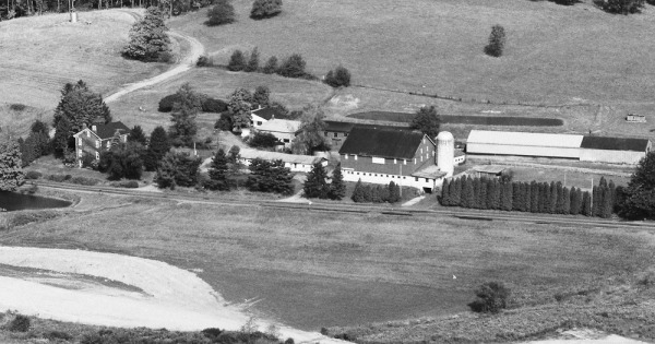 Vintage Aerial photo from 1983 in Indiana County, PA