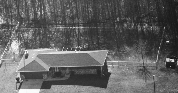 Vintage Aerial photo from 1988 in McLean County, IL