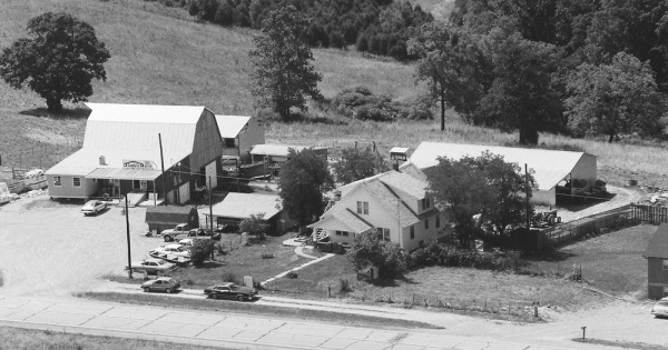 Vintage Aerial photo from 1983 in Osage County, MO