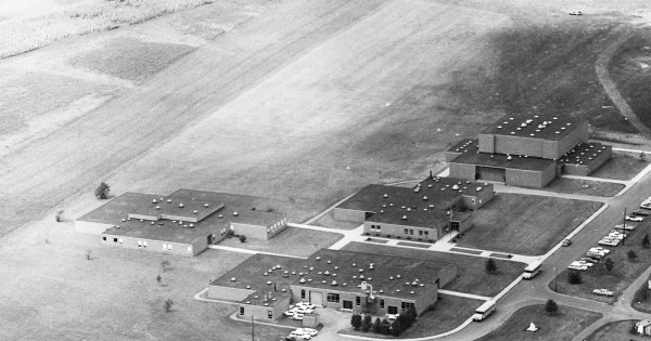 Vintage Aerial photo from 1971 in Ashland County, OH