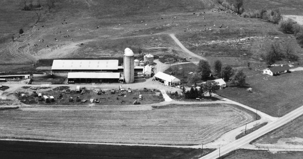 Vintage Aerial photo from 1992 in Berkeley County, WV
