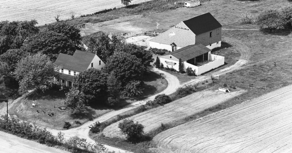 Vintage Aerial photo from 1965 in Burlington County, NJ