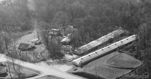 Vintage Aerial photo from 1995 in Habersham County, GA