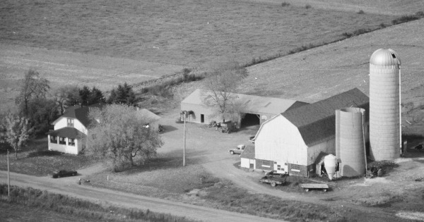 Vintage Aerial photo from 1979 in Wood County, WI