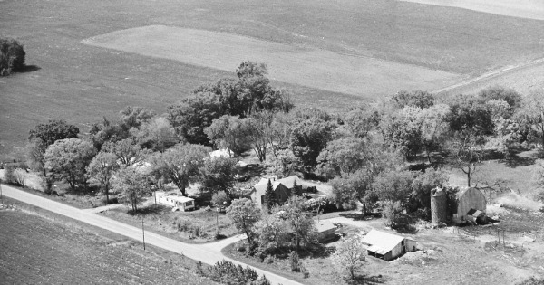 Vintage Aerial photo from 1980 in St. Croix County, WI