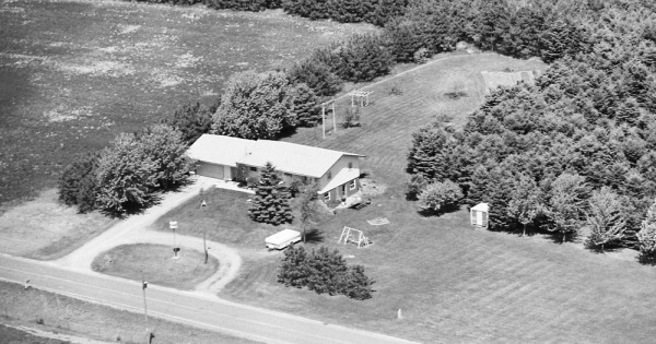 Vintage Aerial photo from 1980 in St. Croix County, WI