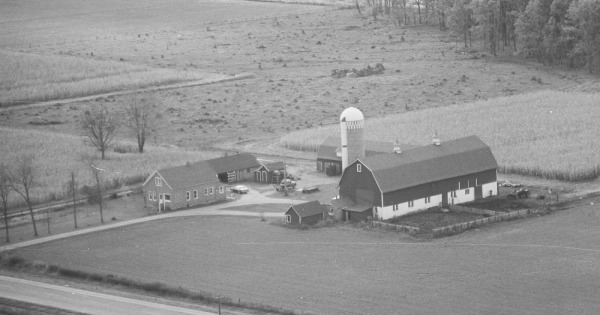 Vintage Aerial photo from 1979 in Wood County, WI