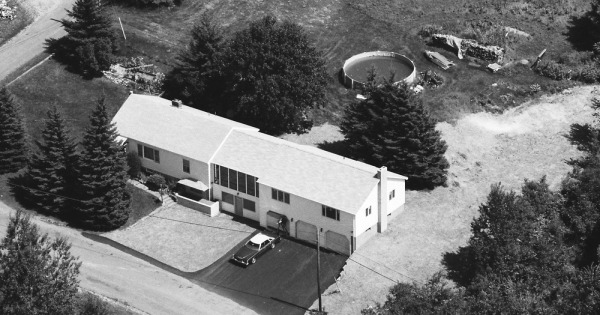 Vintage Aerial photo from 1988 in Cheshire County, NH