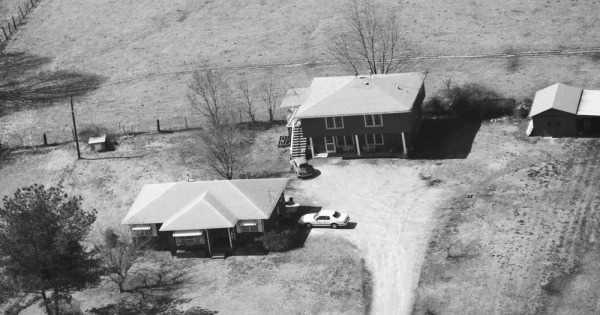 Vintage Aerial photo from 1987 in Carroll County, GA