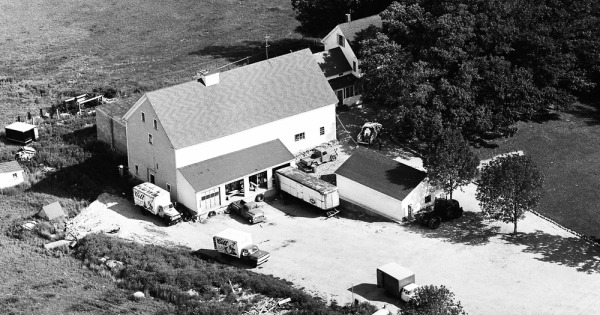 Vintage Aerial photo from 1964 in Strafford County, NH