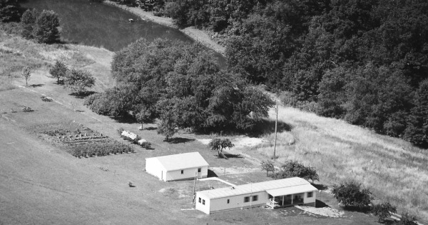 Vintage Aerial photo from 1976 in Jefferson County, PA
