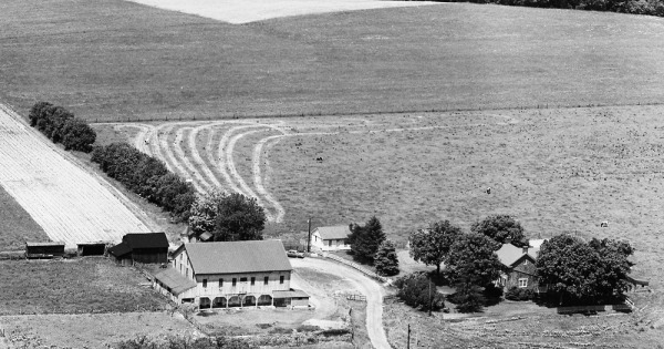 Vintage Aerial photo from 1966 in Washington County, PA