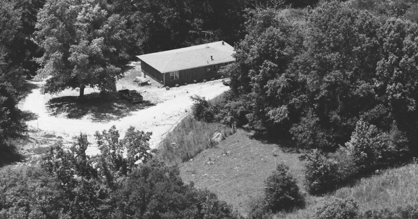 Vintage Aerial photo from 1984 in Warren County, MS