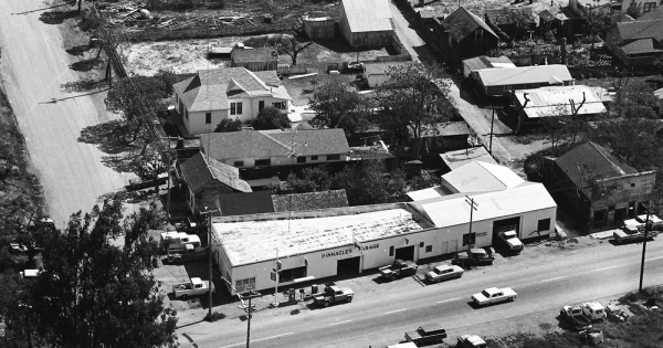 Vintage Aerial photo from 1969 in Shasta County, CA