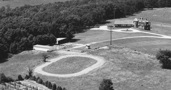 Vintage Aerial photo from 1983 in Osage County, MO