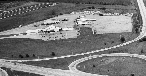 Vintage Aerial photo from 1980 in Grundy County, IL