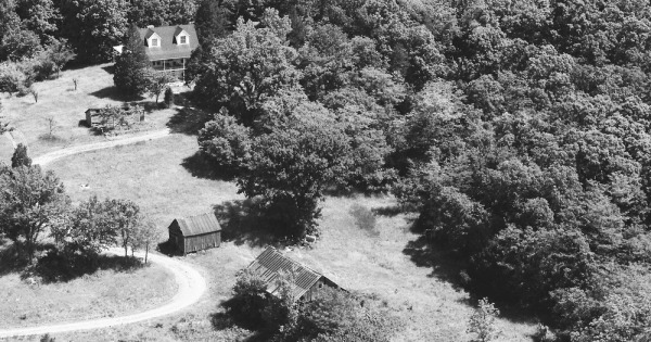 Vintage Aerial photo from 1987 in Gasconade County, MO