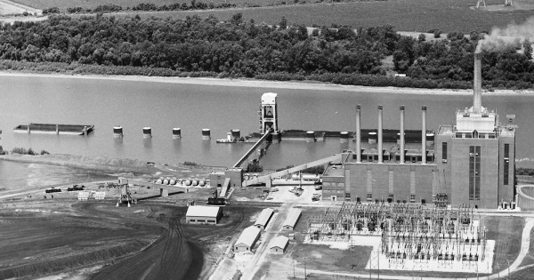 Vintage Aerial photo from 1967 in Morgan County, IL