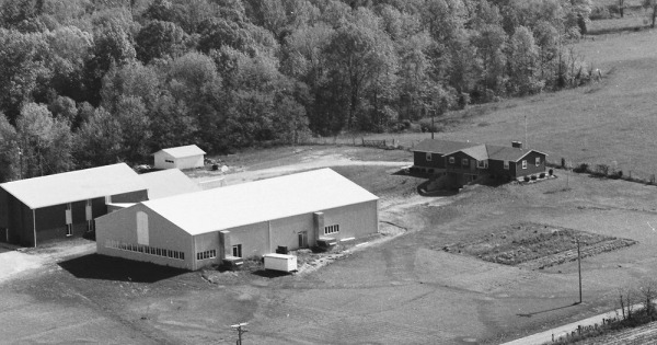 Vintage Aerial photo from 1984 in Jennings County, IN
