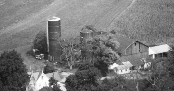 Vintage Aerial photo from 1990 in Cecil County, MD