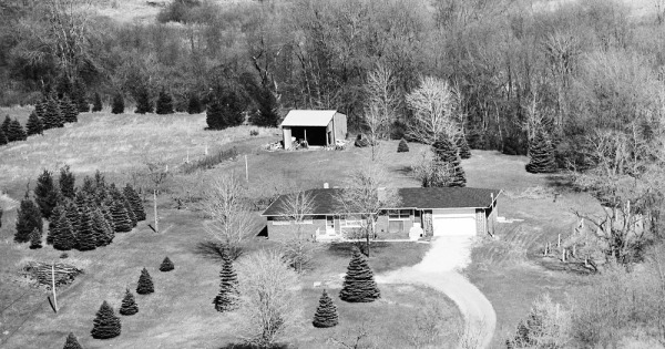 Vintage Aerial photo from 1981 in Porter County, IN