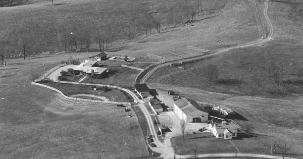 Vintage Aerial photo from 1981 in Owen County, KY