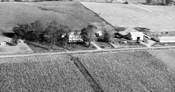 Vintage Aerial photo from 1982 in Randolph County, IN