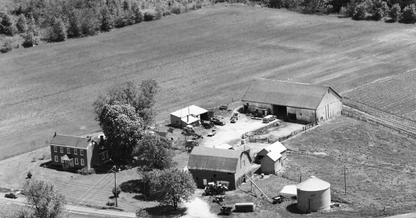 Vintage Aerial photo from 1985 in Ripley County, IN