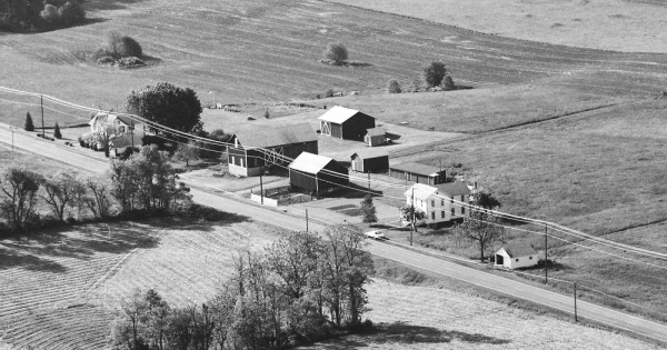 Vintage Aerial photo from 1984 in Lycoming County, PA