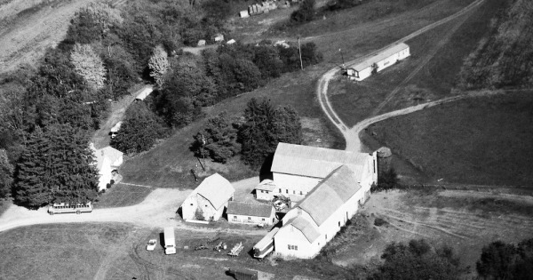 Vintage Aerial photo from 1993 in Lycoming County, PA