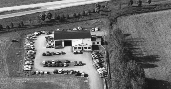 Vintage Aerial photo from 1988 in Cattaraugus County, NY