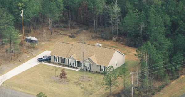 Vintage Aerial photo from 1996 in Lee County, AL